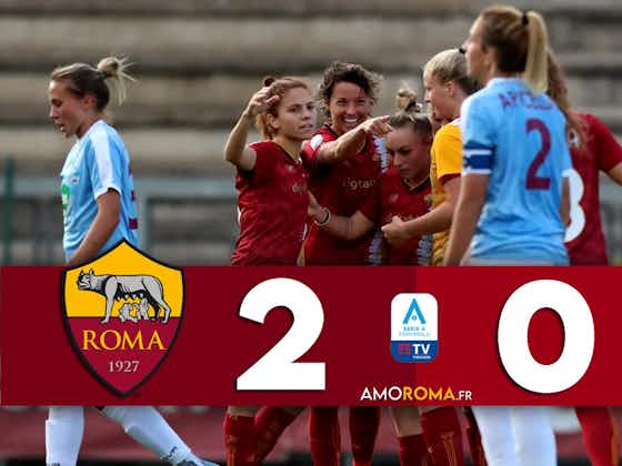 Image de l'article :AS Roma 2 – 0 Pomigliano : La Roma commence bien son retour en serie A
