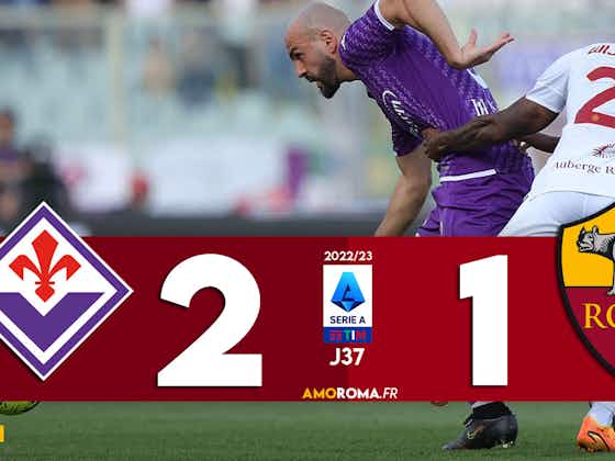 Image de l'article :Fiorentina 2 – 1 AS Roma : La Roma se fait punir en 3 minutes en fin de match