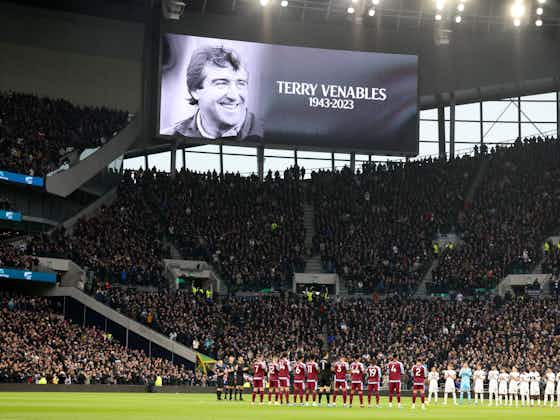Immagine dell'articolo:E' morto Terry Venables,ex ct Inghilterra e 'simbolo' Tottenham