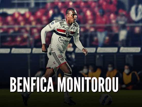 Imagem do artigo:Jornal português aponta monitoramento do Benfica em zagueiro que deixou o São Paulo recentemente
