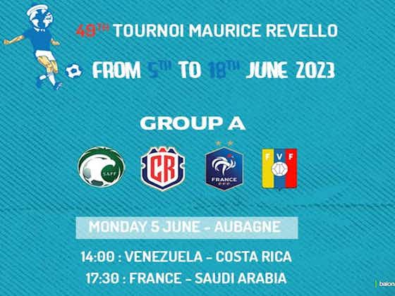 Imagen del artículo:Torneo Maurice Revello de Francia inicia Edición 49 este lunes con dos partidos