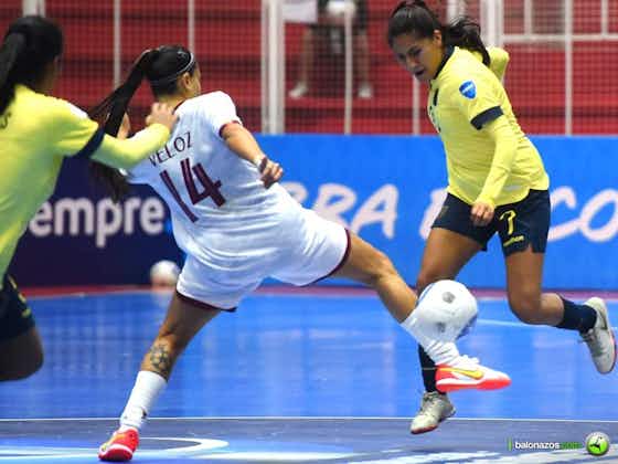 Imagen del artículo:La Vinotinto Femenina sigue viva en Copa América Futsal al derrotar 4-1 a Ecuador