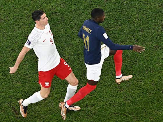 Artikelbild:WM 2022: Lewandowski trotz Tor raus, Dembélé und Koundé mit Frankreich im Viertelfinale