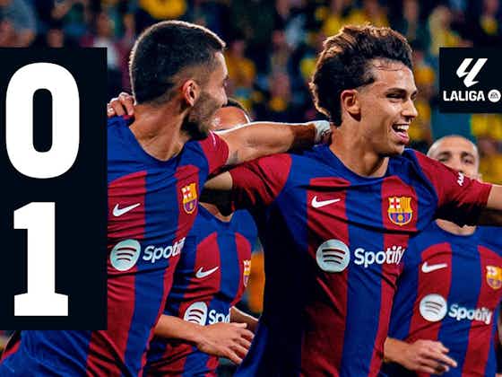 Artikelbild:Highlights FC Cádiz 0:1 FC Barcelona | João Félix schlägt artistisch zu