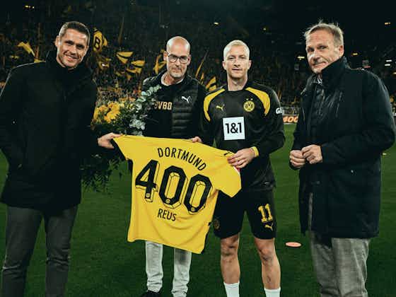 Gambar artikel:Marco Reus honoured for 400th BVB appearance