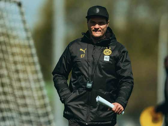 Article image:Edin Terzic ahead of Leipzig: "We want to overtake them in the table"