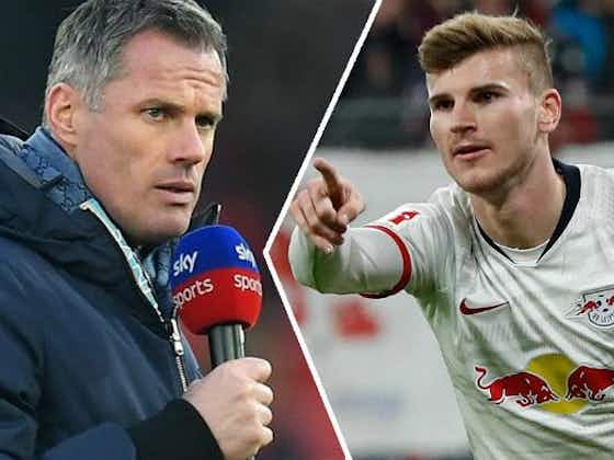 Article image:Carragher fires warning to Liverpool over missing out on Werner transfer to Chelsea