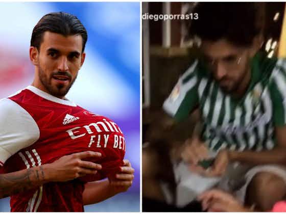 Article image:(Photo) Dani Ceballos will have Arsenal fans worried as he’s pictured in shirt of potential transfer destination