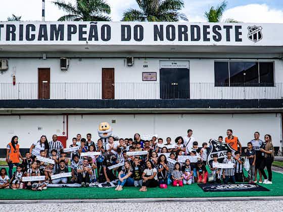 Imagem do artigo:Em visita ao Ceará, mais de 50 alunos da rede pública de ensino conhecem a história do Clube