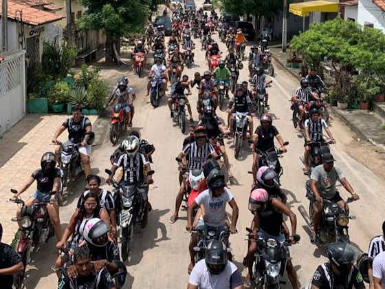 Imagem do artigo:Em comemoração ao 46º título estadual, sete municípios cearenses contaram com a moto-carreata alvinegra