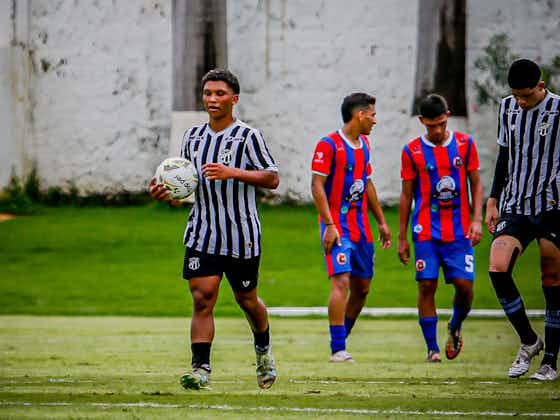 Imagem do artigo:Sub-17: Em manhã inspirada, Ceará aplica 9 a 0 no Tiradentes/CE pelo Campeonato Cearense