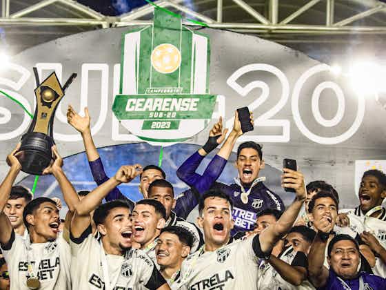 Imagen del artículo:Sub-20: Atual campeão, Ceará conhece a fórmula de disputa do Campeonato Cearense