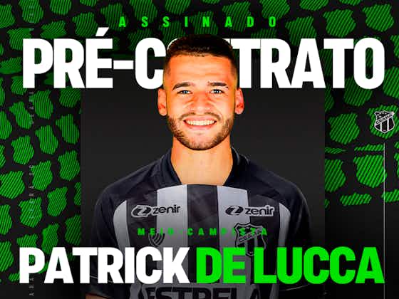 Imagem do artigo:Contratação: Patrick de Lucca é o novo reforço alvinegro para a sequência da temporada