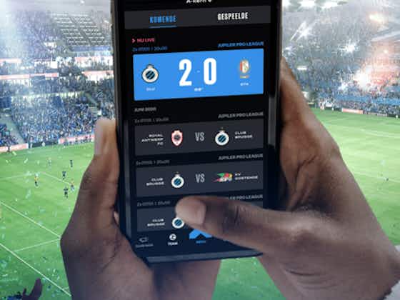 Article image:User Experience Design Award for Club Brugge App 