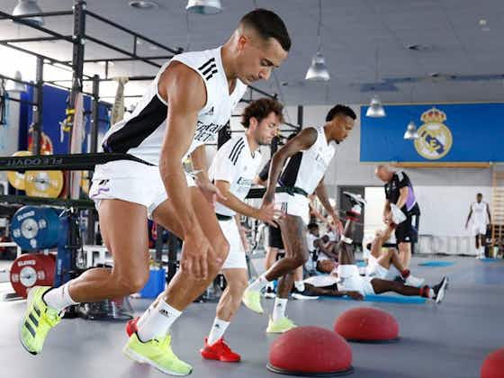 Imagen del artículo:Trabajo físico y balón en el tercer entrenamiento de la semana para preparar la Supercopa