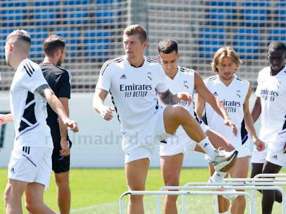 Imagen del artículo:El Real Madrid volvió a los entrenamientos con una buena noticia y sólo una baja