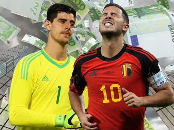 Imagen del artículo:El Real Madrid ha perdido un dineral con la eliminación de Courtois y Hazard del Mundial