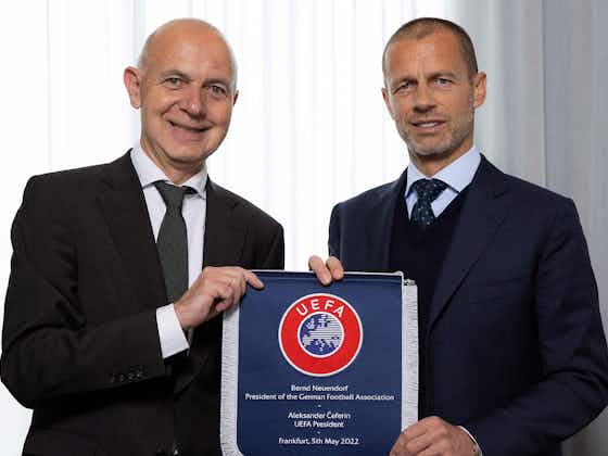 Artikelbild:DFB unterstützt Aleksander Čeferin