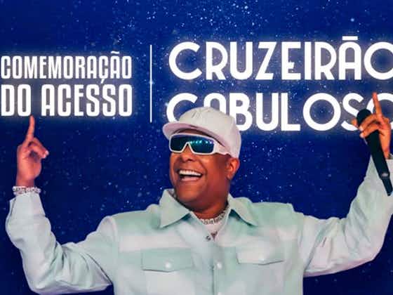 Imagem do artigo:Com show de Psirico, Cruzeiro confirma festa de comemoração do acesso nesta quinta