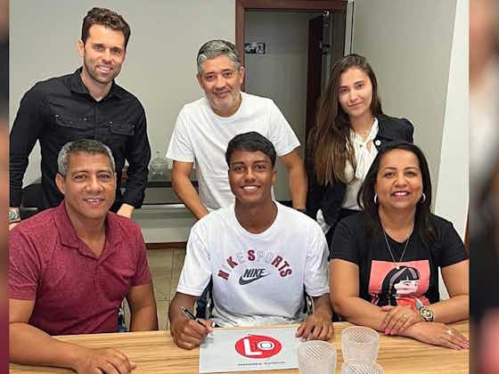 Imagem do artigo:Destaque do sub-17 do Cruzeiro, Ruan Fonseca assina contrato com a Nike