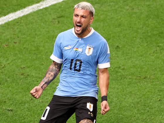 Imagem do artigo:Arrascaeta ex-Cruzeiro marca duas vezes na vitória do Uruguai sobre gana na Copa do Mundo de 2022