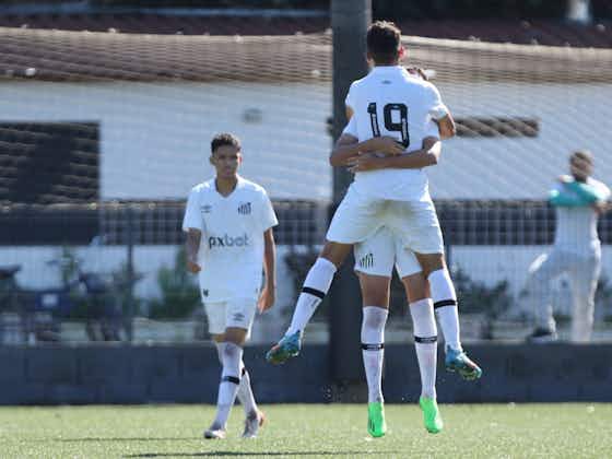 Imagem do artigo:Santos aplica goleada de 9 a 0 no Campeonato Paulista Sub-15