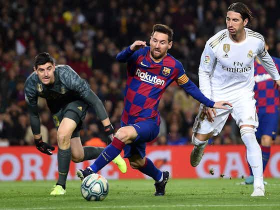 Imagen del artículo:La tarea de Lionel Messi... ¡Lleva 900 días sin marcar al Real Madrid!
