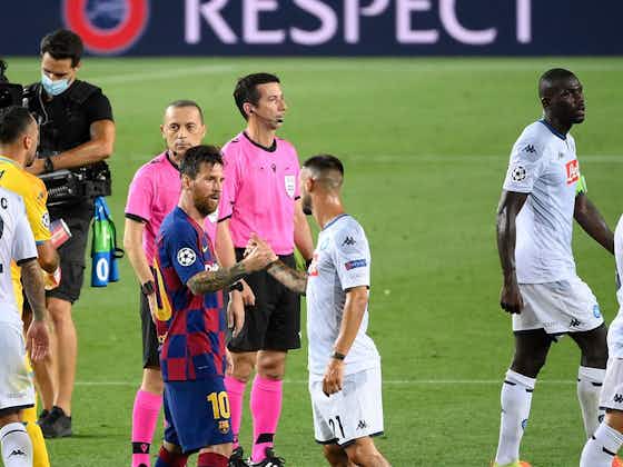 Imagen del artículo:Leo Messi se enfadó con el árbitro y le negó el saludo