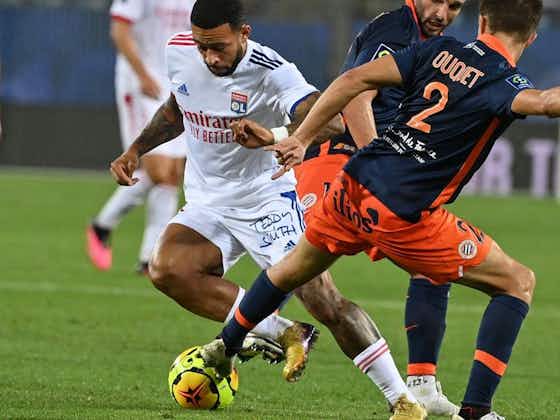 Imagen del artículo:El gol de Depay, suplente, no fue suficiente para ganar al Montpellier
