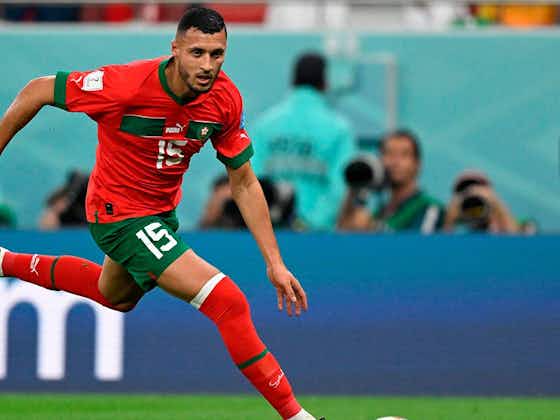 Imagen del artículo:En Bélgica 'descartan' a uno de los titulares de Marruecos en el Mundial