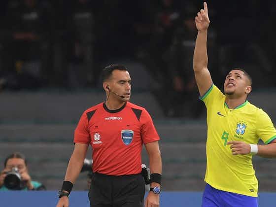 Imagen del artículo:Vitor Roque sigue sumando enteros con el Barça durante el Sudamericano Sub-20