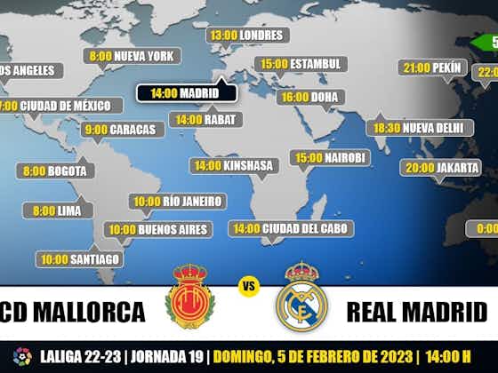 Imagen del artículo:RCD Mallorca vs Real Madrid en TV: Cuándo y dónde ver el partido de LaLiga