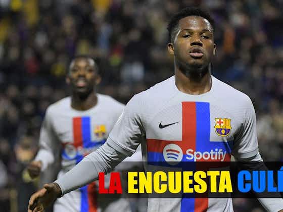Imagen del artículo:ENCUESTA: ¿Qué debería hacer el FC Barcelona con Ansu Fati?