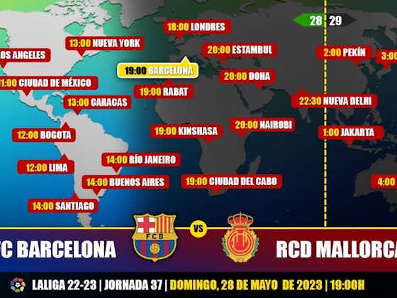 Imagen del artículo:FC Barcelona vs RCD Mallorca en Televisión: Cuándo y dónde ver el partido