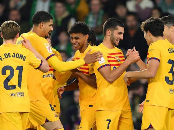Imagen del artículo:REAL BETIS-FC BARCELONA (2-4): Vídeo resumen, goles y mejores jugadas del partido de LaLiga