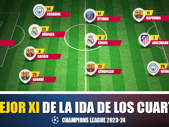 Imagen del artículo:Koundé, Raphinha, Bernardo... ¡El XI ideal de la ida de los cuartos de la Champions League 23/24!
