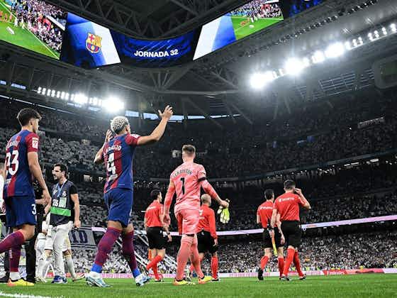 Image de l'article :Real Madrid 3-2 FC Barcelona: Datos, estadísticas y curiosidades del Clásico de LaLiga 23-24