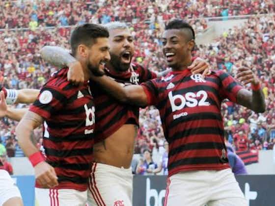Imagem do artigo:Outro patamar! Arrascaeta, Bruno Henrique e Gabigol formam o trio mais decisivo do futebol brasileiro