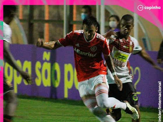 Imagem do artigo:Internacional vence Flamengo-SP e reencontra Portuguesa na Copinha