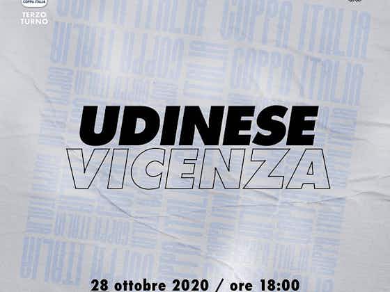 Imagen del artículo:Udinese vs Vicenza en vivo online por la Copa de Italia