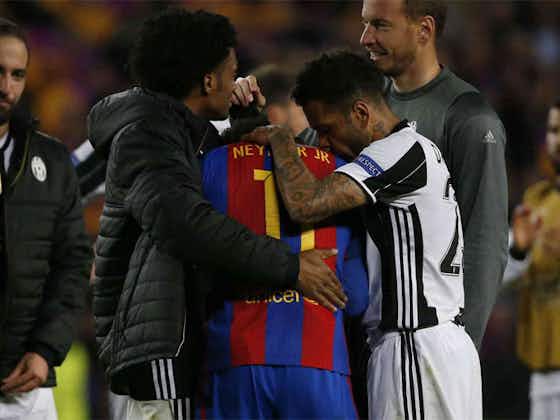 Imagen del artículo:El día en que Cuadrado consoló a Neymar tras duelo entre Juventus y Barcelona