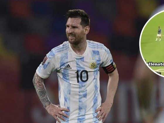 Imagen del artículo:La humildad de Lionel Messi ante fuerte insulto de un hincha colombiano