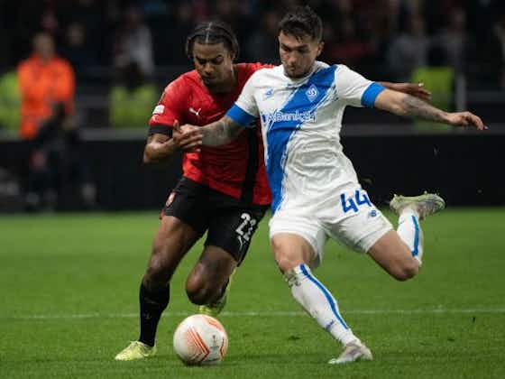 Imagen del artículo:Por la Europa League, Rennes gana en los minutos finales ante el Dinamo de Kiev