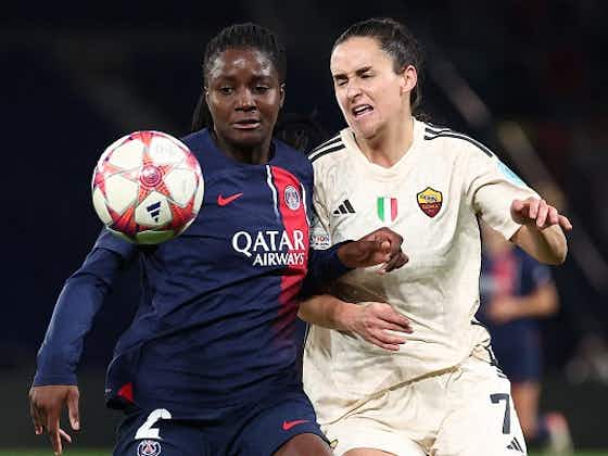 Imagen del artículo:El PSG le gana a la Roma y se mete en la pelea por la Champions League femenina