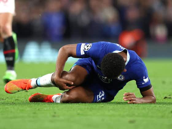 Article image:Chelsea’s Wesley Fofana out for around four weeks with knee sprain