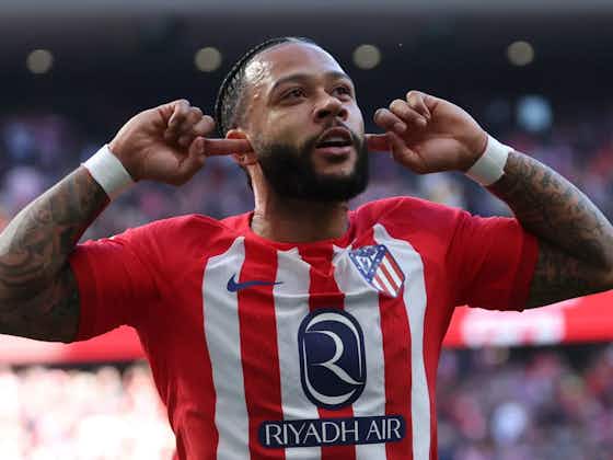 Article image:Atletico Madrid’s Memphis Depay open to Ligue 1 return