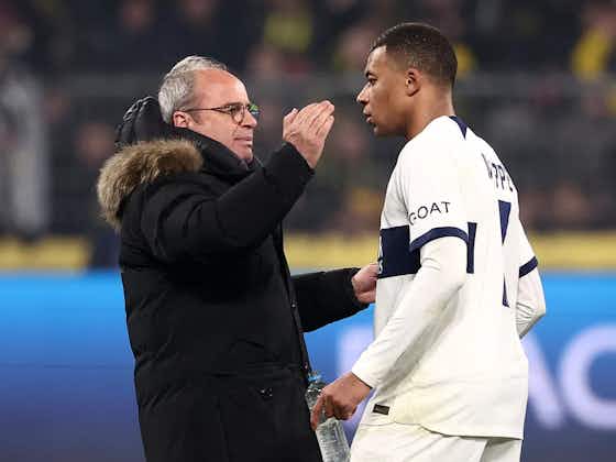 Image de l'article :Luís Campos could follow Kylian Mbappé in exiting PSG at the end of the season