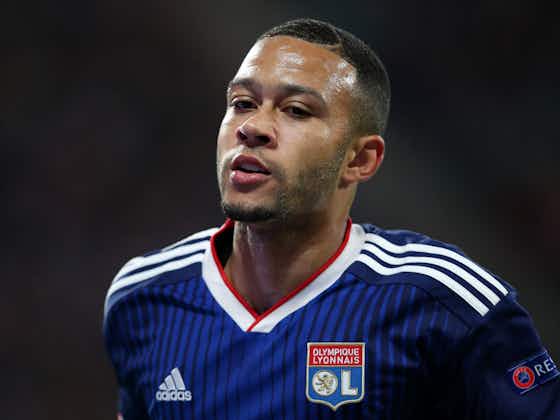 Article image:Memphis Depay reacts scathingly to donkey banner aimed at team-mate: “I am furious.”
