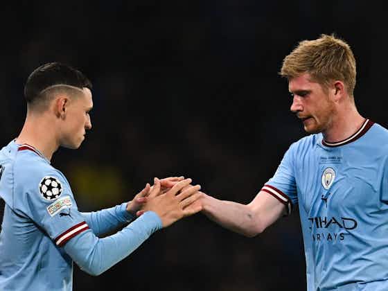 Article image:‘He can make football history’ – Kevin De Bruyne celebrates Phil Foden’s generational talent