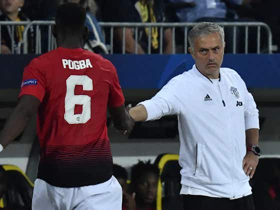 Article image:Jose Mourinho blames Paul Pogba’s World Cup victory for broken relationship